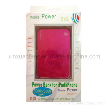 6000 mAh Mobile Power with Cables (XF-BU-020)